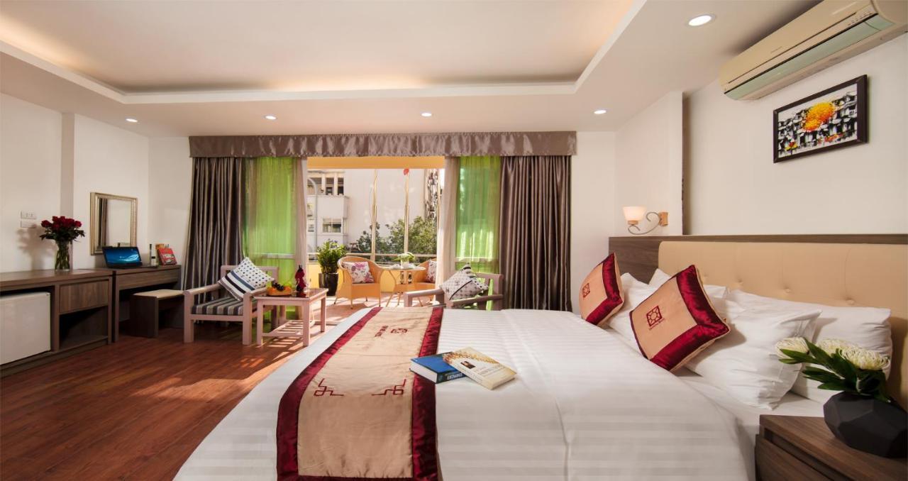 Van Mieu Hotel Hanoï Extérieur photo
