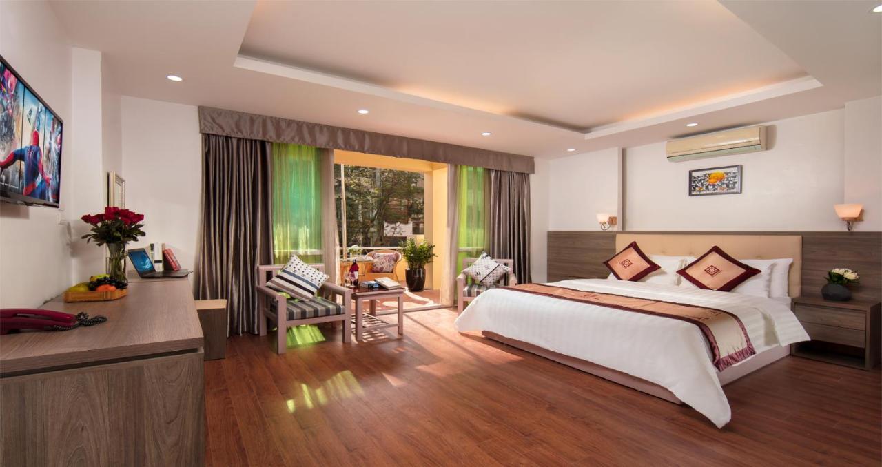 Van Mieu Hotel Hanoï Extérieur photo